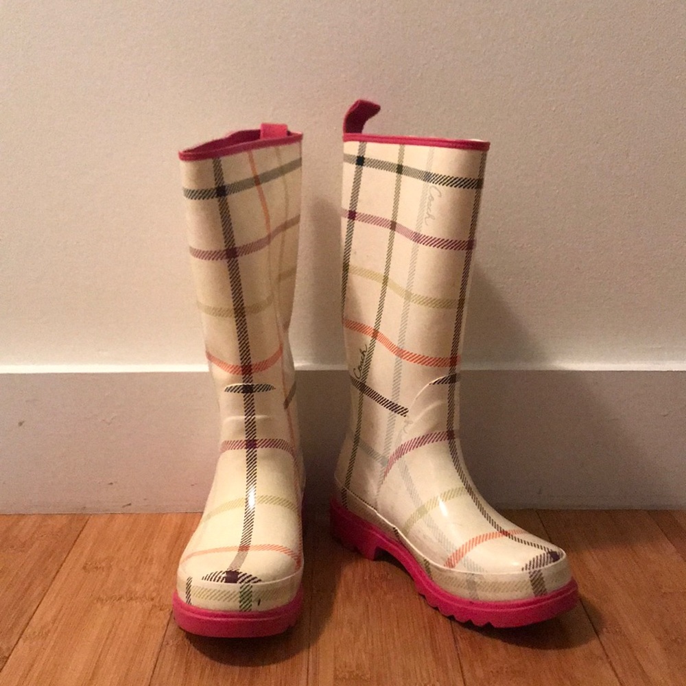Coach rain boots
